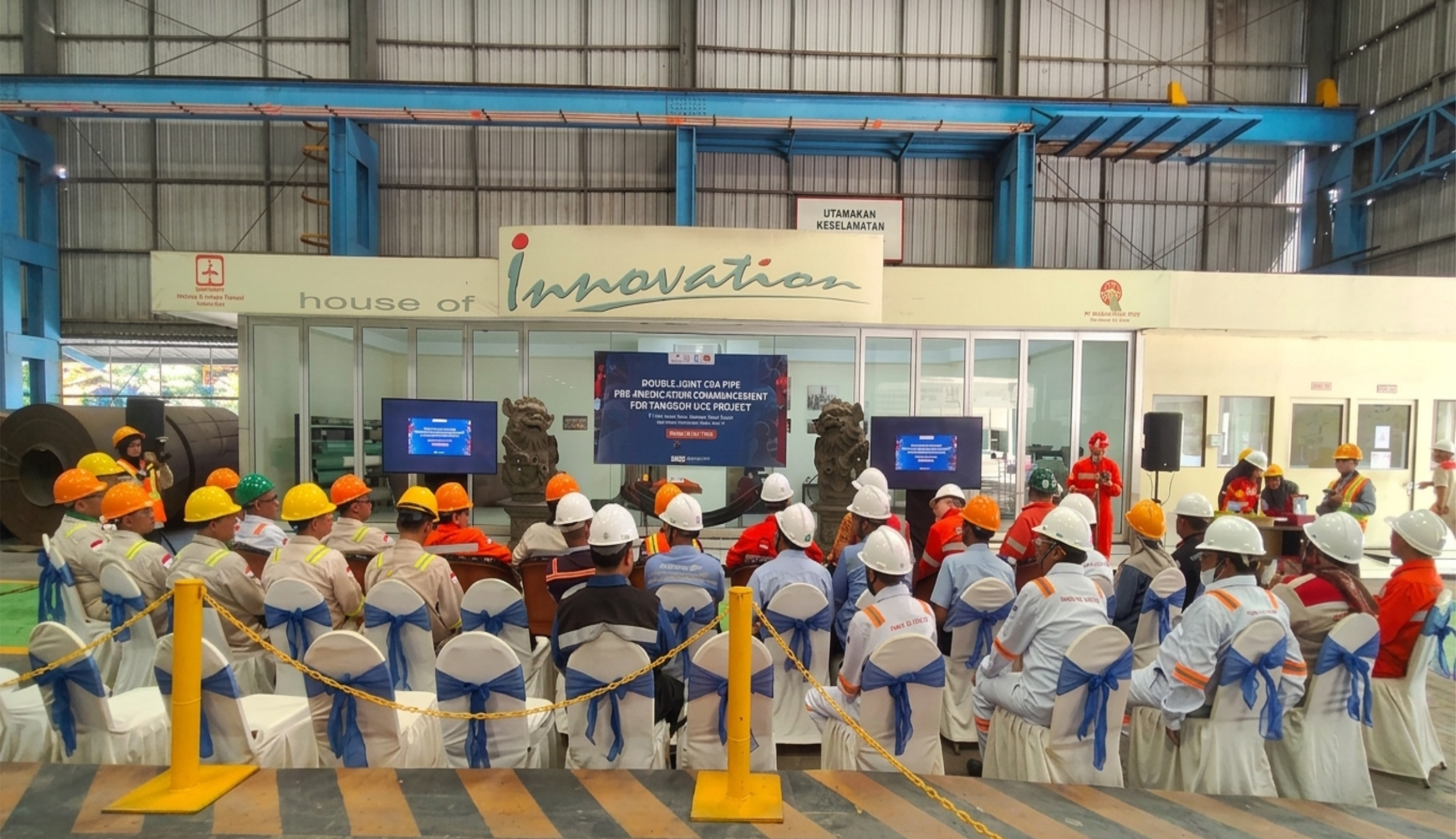 Opening Ceremony Double Joint CRA Pipe